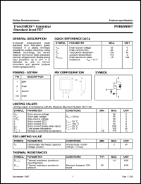 PHB65N06LT Datasheet
