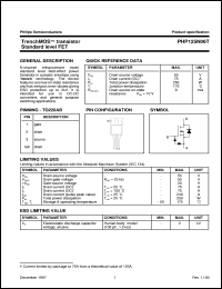 PHP125N06LT Datasheet