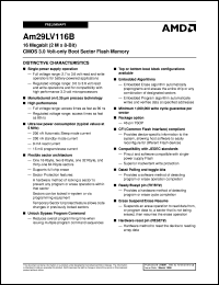 AM29LV116BB-90EEB Datasheet