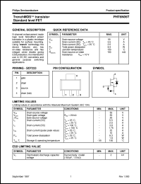 PHT6N06LT Datasheet