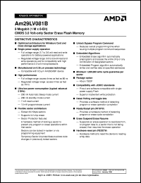 AM29LV081B-80FCB Datasheet