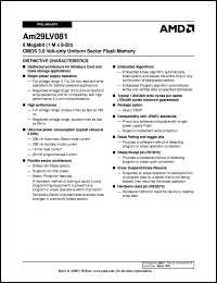 AM29LV081-100EE Datasheet