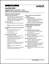 AM29LV200T-150EIB Datasheet