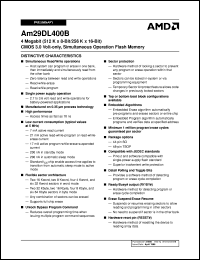 AM29LV400BB-90SCB Datasheet