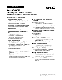 AM29F400BT-60FIB Datasheet