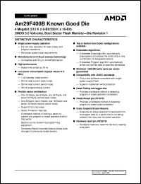 AM29F400BB-120FIB Datasheet