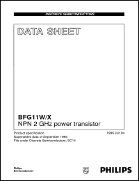 BFG11/X Datasheet