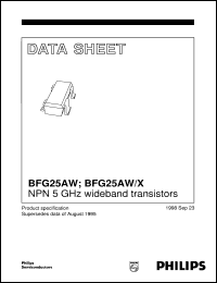 BFG25AW/X Datasheet