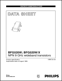 BFG520/XR Datasheet