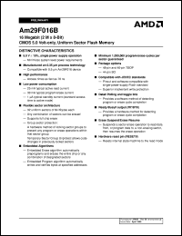 AM29F016B-90E4EB Datasheet