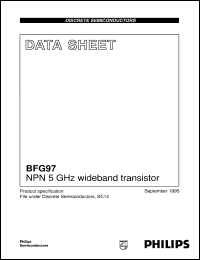 BFG97 Datasheet