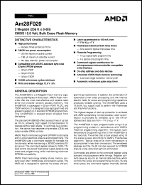 AM28F020-70PIB Datasheet