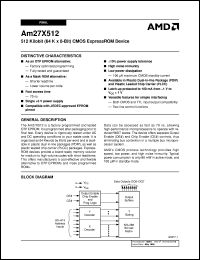 AM27X512-255PC Datasheet