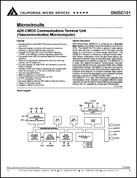 G65SC151LI-1 Datasheet