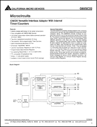 G65SC22PI-3 Datasheet