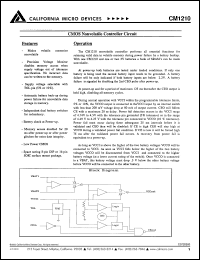 CM1210XI Datasheet