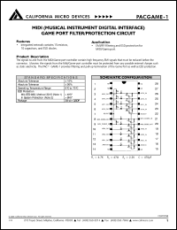 PACGAME-1Q Datasheet