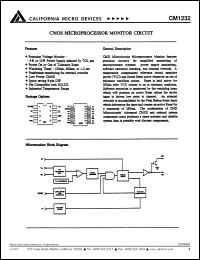 CM1232 Datasheet