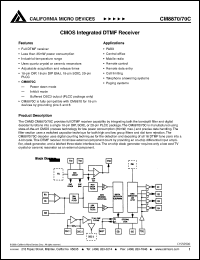 CM8870CF Datasheet
