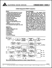 CM8880-2CI Datasheet