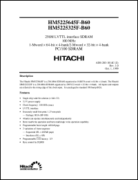 HM5225645F-B60 Datasheet