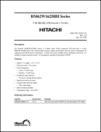 HM62W16258BLTT-5 Datasheet