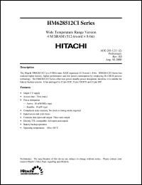 HM628512CLFP-7SL Datasheet