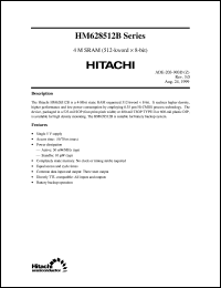 HM628512BFP-5 Datasheet