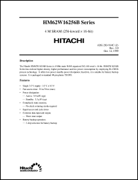 HM62W16256BLTT-7SL Datasheet
