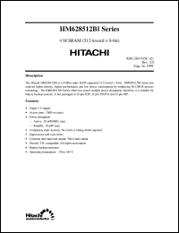 HM628512BLFP-7SL Datasheet