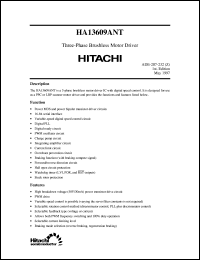 HA13609ANT Datasheet