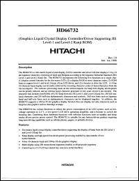 HD66732A00TB0L Datasheet