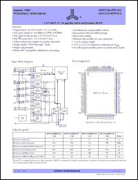 AS7C3364PFS36A-133TQI Datasheet