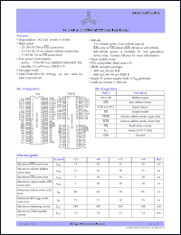 AS4C256K16F0-25JI Datasheet