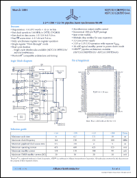 AS7C33128PFD32A-133TQC Datasheet