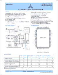 AS7C33256PFS18A-133TQI Datasheet
