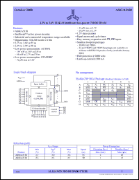 AS6UA5128-BC Datasheet