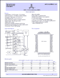AS7C3128PFS32-5TQC Datasheet
