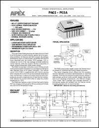 PA03A Datasheet