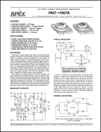PA07 Datasheet