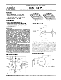 PA08A Datasheet