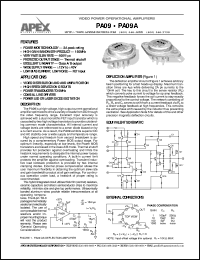 PA09 Datasheet