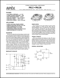 PA12A Datasheet