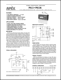 PA13A Datasheet