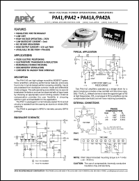 PA42A Datasheet