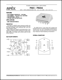 PA50A Datasheet