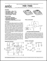 PA88A Datasheet