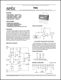 PA91 Datasheet