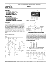 PA93 Datasheet