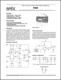 PA94 Datasheet